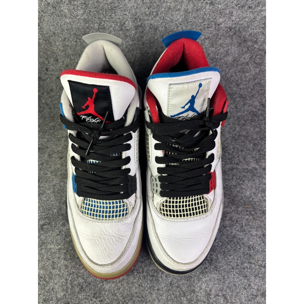 Jordan Air Jordan 4 Retro Mens 10 White What The CI1184-146 Basketball Shoes - Picture 3 of 9